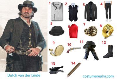 dutch van der linde cosplay|Amazon.com: Dutch Van Der Linde Costume